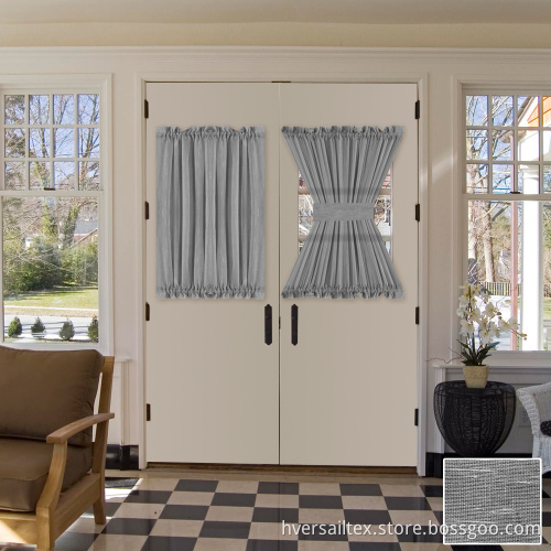 Light Reducing French Door Curtain